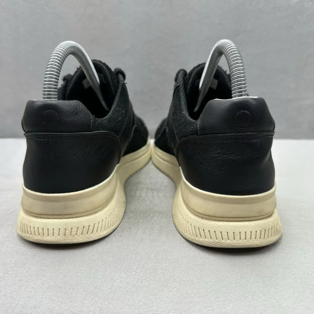 Everlane The Trainer Womens Size 8.5‎ Shoes Black / Off White Leather Fashion